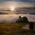 Cloud inversion over Comrie from Melvilles Monument